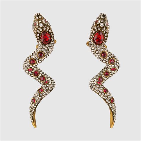 gucci snake earings|gucci jewelry for sale.